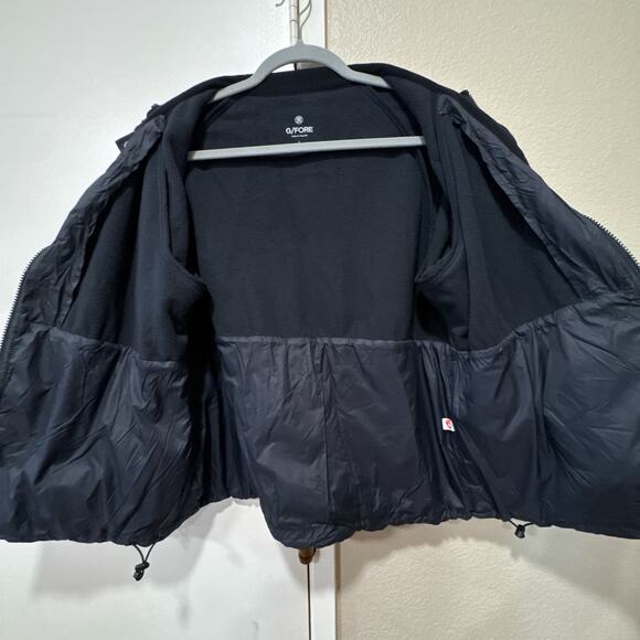 G/FORE Women’s Quilted Hybrid Golf Jacket Black Size L G4LF22O40 - Picture 6 of 12